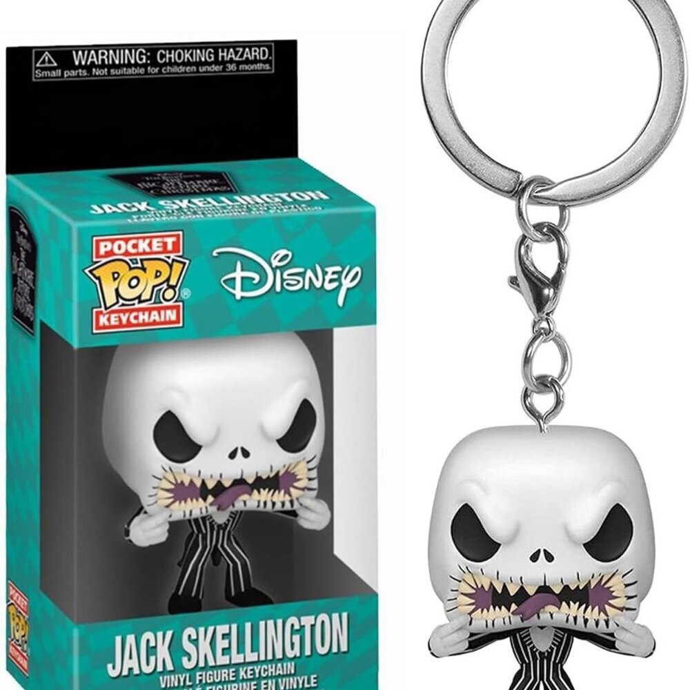 Pop Keychain: Nightmare Before Christmas - Jack Skellington - Scary Face - Disne